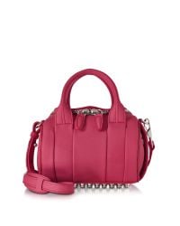 Alexander Wang - Pink Mini Rockie Pebbled Leather Satchel - Lyst