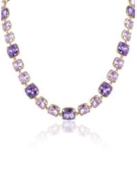 AZ Collection - Metallic Amethyst Crystal Necklace - Lyst