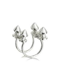 Bernard Delettrez - Metallic Four Studs Silver Ring - Lyst