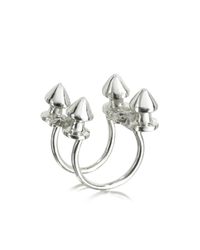 Bernard Delettrez | Metallic Four Studs Silver Ring | Lyst