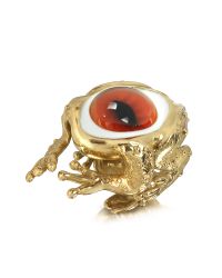Bernard Delettrez | Metallic Bronze Frog Ring With Eye | Lyst