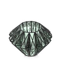 Vojd Studios - Black Translucent Glass Cage Statement Cuff - Lyst