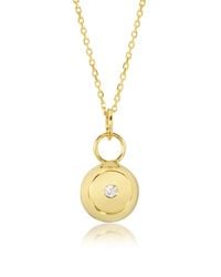 Aurelie Bidermann - Metallic Telemaque 18k Yellow Gold And Diamond Bell Charm - Lyst