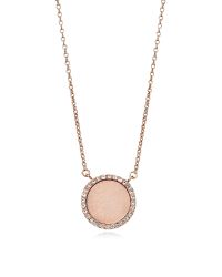 Michael Kors - Metallic Pavé Bar Necklace - Lyst