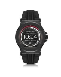 Michael Kors - Access Dylan Black Silicone Smartwatch for Men - Lyst