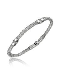Orlando Orlandini | Capriccio - Diamond 18k White Gold Chain Snake Bracelet | Lyst