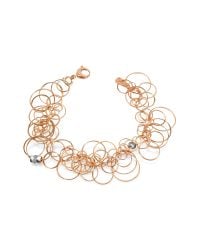 Orlando Orlandini | Pink Scintille - Diamond 18k Rose Gold Bracelet | Lyst