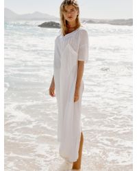 Free People White Coastal Tee By Fp Beach