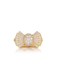 Vivienne Westwood - Metallic Pamela Ring Yellow Gold/white - Lyst