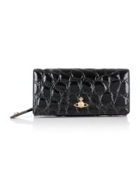 Vivienne Westwood - Large Yasmine Long Purse 51060025 Black - Lyst