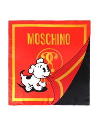 Moschino - Red Cny Edition Pudgy Scarf Multi - Lyst