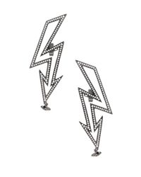 Vivienne Westwood - Multicolor Isadora Earrings Ruthenium - Lyst