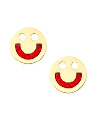 Ruifier | Multicolor Happy Studs Gold/red | Lyst