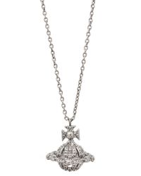 Vivienne Westwood - Metallic Radha Orb Pendant Rhodium - Lyst