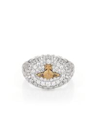 Vivienne Westwood | Metallic Sultana Ring Rhodium/gold | Lyst
