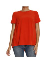 MICHAEL Michael Kors | Multicolor Top Girocllo Half Crew-neck | Lyst