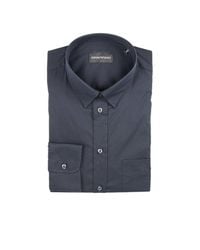 Emporio Armani | Blue Giorgio Armani Men's Shirt for Men | Lyst