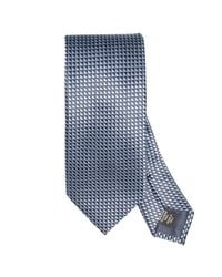 Ermenegildo Zegna | Blue Woven Silk Tie for Men | Lyst