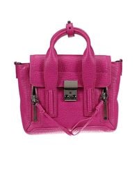 3.1 Phillip Lim | Gray Pashli Mini Leather Satchel | Lyst