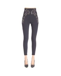 Elisabetta Franchi | Black Trouser Woman | Lyst