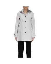 Save The Duck | Gray Coat Women | Lyst