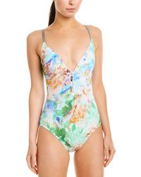 Gottex Green Aquarelle One-piece