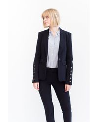 Veronica Beard - Blue Steele Cutaway Bottom Cuff Jacket - Lyst