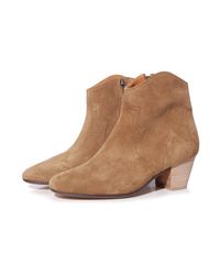 Étoile Isabel Marant | Brown Dicker Suede Ankle Boots | Lyst