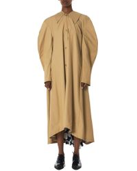 Awake - Natural Sickled Sleeve Coat - Lyst