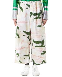 Sankuanz - Multicolor Crepe-knit Camouflage Trousers for Men - Lyst