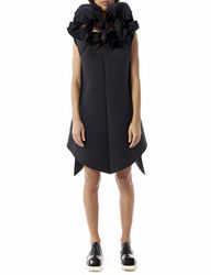 Junya Watanabe - Black Architectural Collar Dress - Lyst