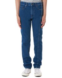 Y. Project - Blue Reconstructed Denim Pant for Men - Lyst