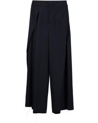 Undercover - Multicolor Fold-over Culotte Pant - Lyst