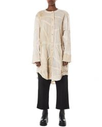 By Walid - Natural 'celia' Patchwork Shirt - Lyst