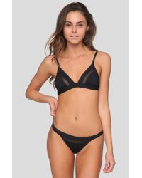 Kopper & Zink | Black Josie Bikini Top | Lyst