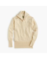 J.Crew | Natural North Sea Clothing Expedition Shawl-collar Sweater for Men | Lyst