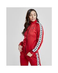 Kappa Red Banda Tape Track Top
