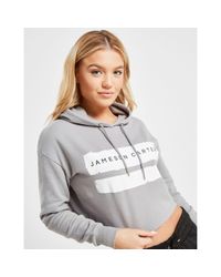 Jameson Carter Gray Paint Stripe Overhead Hoodie