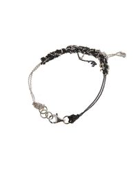 Arielle De Pinto - Multicolor 2-tone Bare Chain Bracelet - Lyst