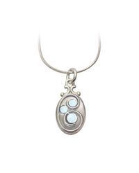 AVA Goldworks - Metallic Petunia Mother Of Pearl Pendant - Lyst