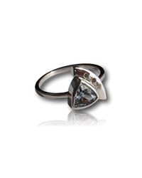 Gavin MacSporran Design - Multicolor Aquamarine And Diamond Ring - Lyst