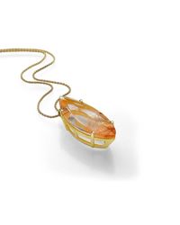 Nitsa Rona - Multicolor Golden Orange Canoe Necklace - Lyst
