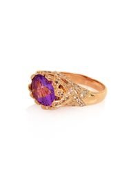 Alexandra Alberta - Multicolor Heliconia Amethyst Ring - Lyst