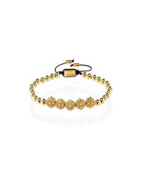 MARCOS DE ANDRADE - Metallic Morning Star Spike Bracelet With 18kt Gold - Lyst