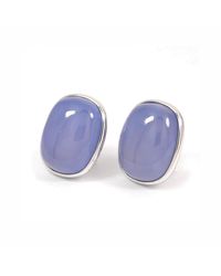 baerjewels - Multicolor Calcedony Oval Cabochon Earrings - Lyst
