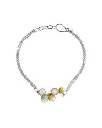 Tamsin Francesca Jewellery - Metallic Baya Cluster Bracelet - Lyst