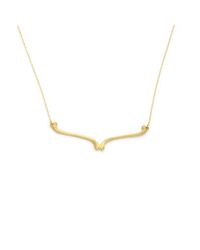 ileava jewelry - Multicolor Gold Arabesque Mousse Necklace | - Lyst