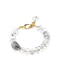 Elisa Ilana Jewelry - Multicolor Yellow Gold, Silver & Quartz Lollies Bracelet | - Lyst