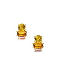Daou Jewellery - Multicolor Golden Light Earrings - Lyst