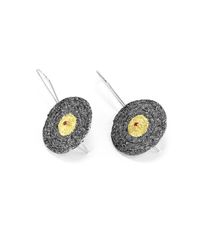 Apostolos Jewellery - Multicolor Starry Night Oxidised Silver Earrings - Lyst